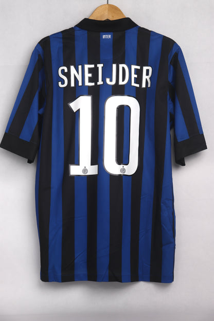 Inter Milan 2011 Home BNWT Sneijder [L] Apparel Original Authentic Football Soccer Jersey Kit Shirt Nameset