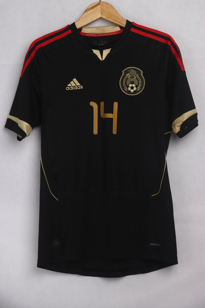Mexico 2011 Away Chicharito [S] Apparel Original Authentic Football Soccer Jersey Kit Shirt Nameset