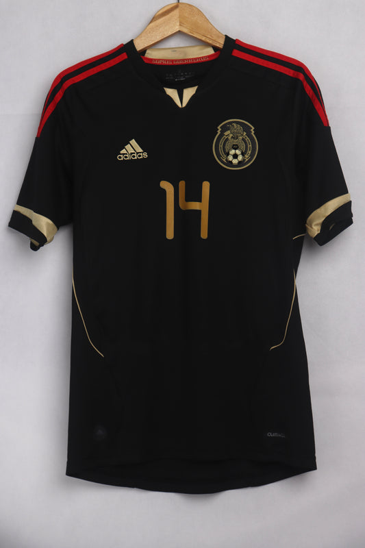 Mexico 2011 Away Chicharito [S] Apparel Original Authentic Football Soccer Jersey Kit Shirt Nameset