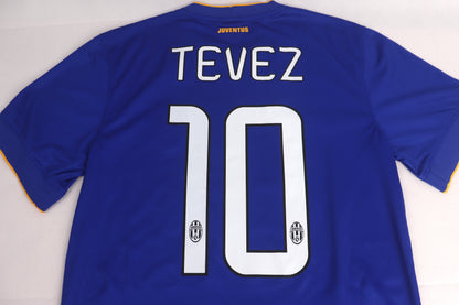 Juventus 2014 Away BNWT Tevez [S] Apparel Original Authentic Football Soccer Jersey Kit Shirt Nameset