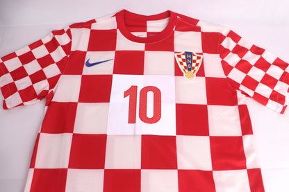 Croatia 2012 Home Modric [M] Apparel Original Authentic Football Soccer Jersey Kit Shirt Nameset