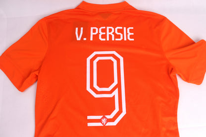 Netherlands 2014 Home Player Issue BNWT Van Persie [M] Apparel Original Authentic Football Soccer Jersey Kit Shirt Nameset
