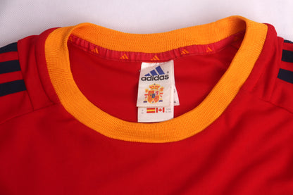 Spain 2002 Home Torres [XL] Apparel Original Authentic Football Soccer Jersey Kit Shirt Nameset
