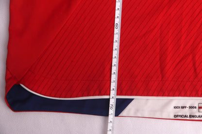 England 2008 Away Beckham [M] Apparel Original Authentic Football Soccer Jersey Kit Shirt Nameset