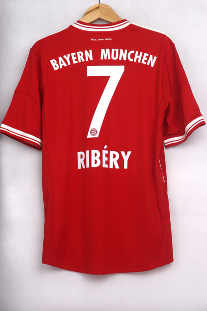 Bayern Munchen 2013 Home Ribery [M] Apparel Original Authentic Football Soccer Jersey Kit Shirt Nameset