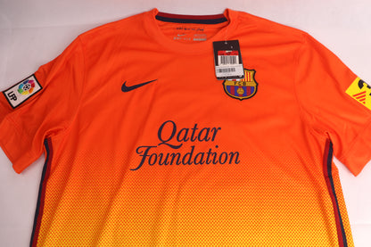 Barcelona 2012 Away BNWT Messi [L] Apparel Original Authentic Football Soccer Jersey Kit Shirt Nameset