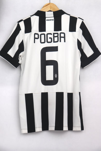 Juventus 2014 Home Pogba [M] Apparel Original Authentic Football Soccer Jersey Kit Shirt Nameset