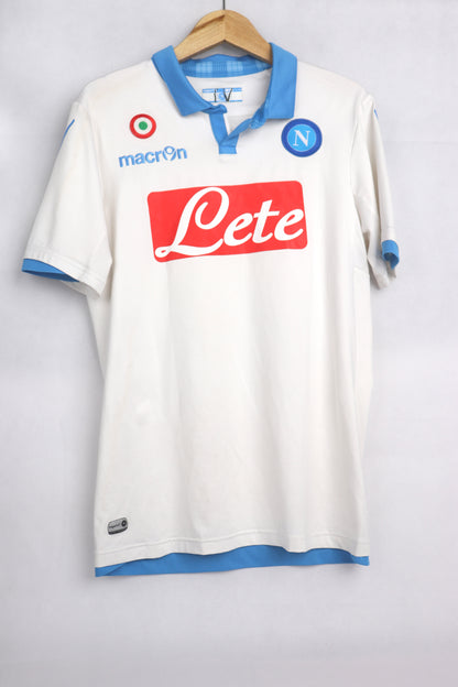 Napoli 2014 Third Insigne [XL] Apparel Original Authentic Football Soccer Jersey Kit Shirt Nameset