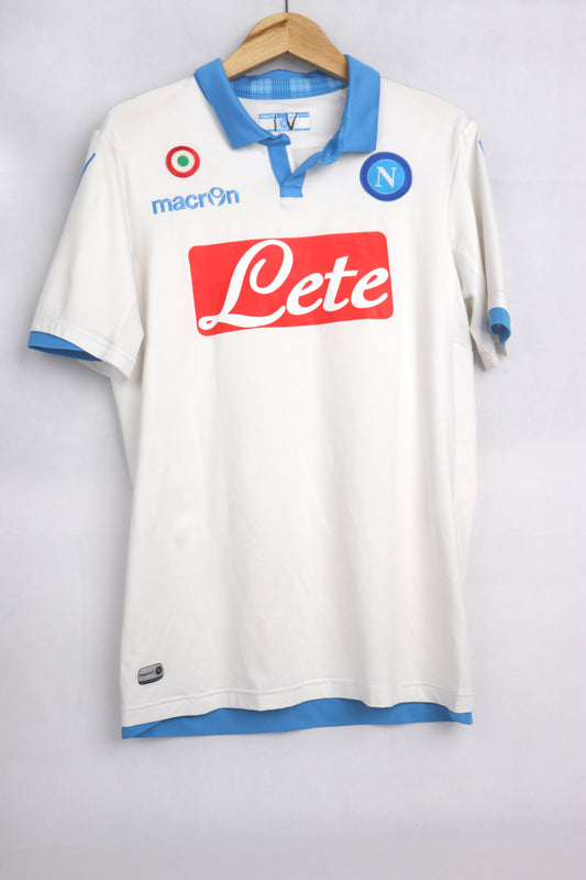 Napoli 2014 Third Insigne [XL] Apparel Original Authentic Football Soccer Jersey Kit Shirt Nameset