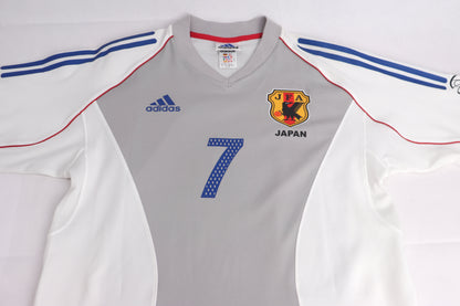 Japan 2002 Away Nakata [S] Apparel Original Authentic Football Soccer Jersey Kit Shirt Nameset