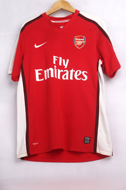Arsenal 2008 Home Fabregas [M] Apparel Original Authentic Football Soccer Jersey Kit Shirt Nameset