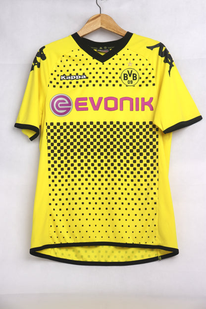 Borussia Dortmund 2011 Home Lewandowski [M] Apparel Original Authentic Football Soccer Jersey Kit Shirt Nameset