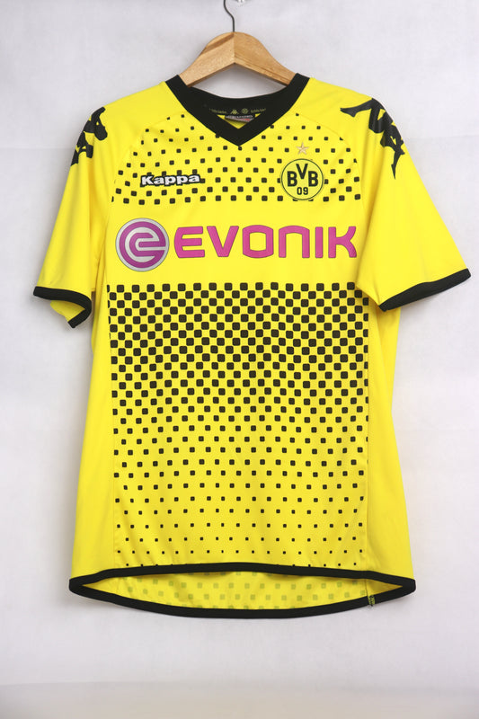 Borussia Dortmund 2011 Home Lewandowski [M] Apparel Original Authentic Football Soccer Jersey Kit Shirt Nameset