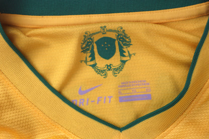 Brazil 2012 Home BNWT Ronaldinho [XL] Apparel Original Authentic Football Soccer Jersey Kit Shirt Nameset