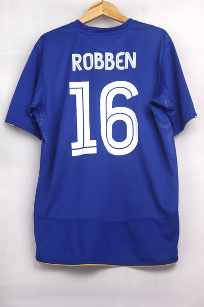Chelsea 2005 Home Robben [XL] Apparel Original Authentic Football Soccer Jersey Kit Shirt Nameset