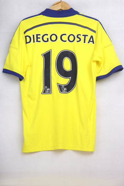 Chelsea 2014 Away BNWT Diego Costa [M] Apparel Original Authentic Football Soccer Jersey Kit Shirt Nameset