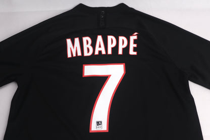 PSG 2019 Fourth Mbappe [M] Apparel Original Authentic Football Soccer Jersey Kit Shirt Nameset