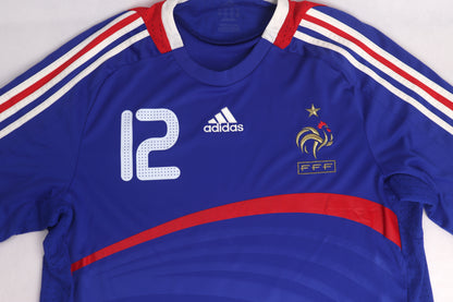 France 2008 Home Henry [M] Apparel Original Authentic Football Soccer Jersey Kit Shirt Nameset