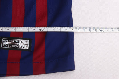 Barcelona 2018 Home Messi [S] Apparel Original Authentic Football Soccer Jersey Kit Shirt Nameset