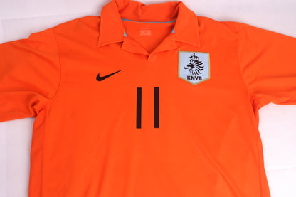 Netherlands 2006 Home Robben [L] Apparel Original Authentic Football Soccer Jersey Kit Shirt Nameset