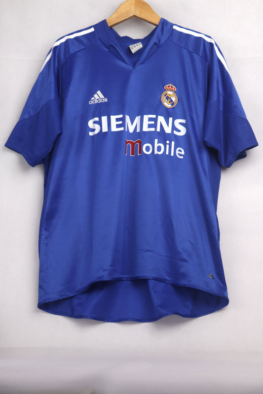 Real Madrid 2004 Third Ronaldo [L] Apparel Original Authentic Football Soccer Jersey Kit Shirt Nameset