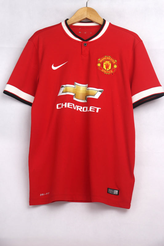 Manchester United 2014 Home Van Persie [M] Apparel Original Authentic Football Soccer Jersey Kit Shirt Nameset