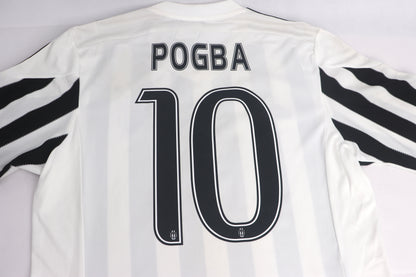Juventus 2015 Home BNWT Pogba [M] Apparel Original Authentic Football Soccer Jersey Kit Shirt Nameset