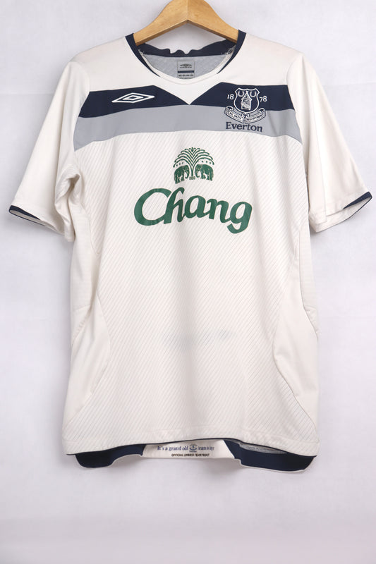 Everton 2008 Away Arteta [L] Apparel Original Authentic Football Soccer Jersey Kit Shirt Nameset
