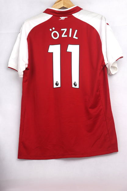 Arsenal 2017 Home Ozil [L] Apparel Original Authentic Football Soccer Jersey Kit Shirt Nameset