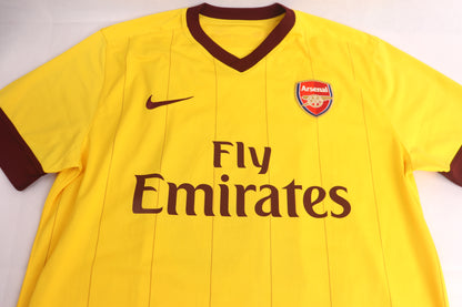 Arsenal 2010 Away Van Persie [L] Apparel Original Authentic Football Soccer Jersey Kit Shirt Nameset