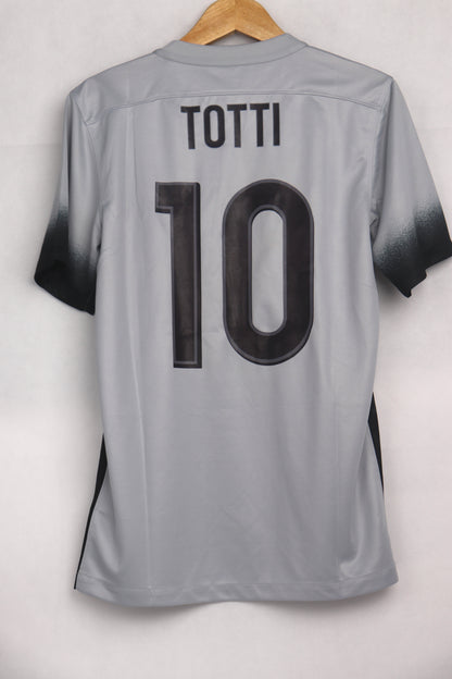 AS Roma 2015 Third BNWT Totti [S] Apparel Original Authentic Football Soccer Jersey Kit Shirt Nameset