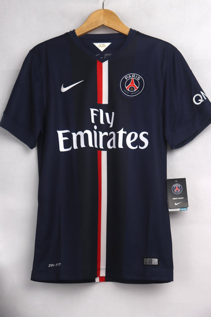 PSG 2014 Home BNWT Ibrahimovic [S] Apparel Original Authentic Football Soccer Jersey Kit Shirt Nameset
