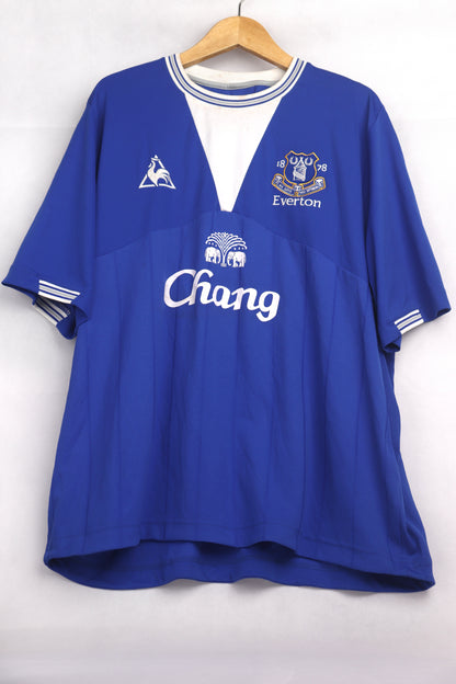 Everton 2009 Home Donovan [XXL] Apparel Original Authentic Football Soccer Jersey Kit Shirt Nameset