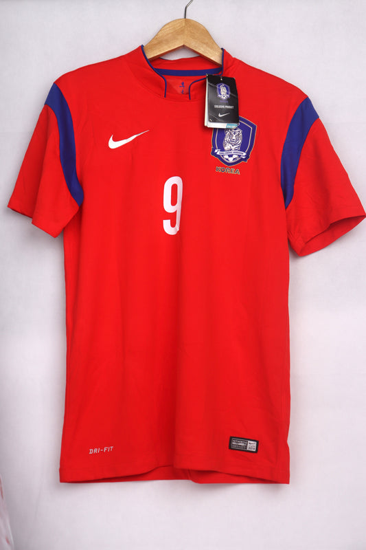 South Korea 2014 Home BNWT Son [S] Apparel Original Authentic Football Soccer Jersey Kit Shirt Nameset