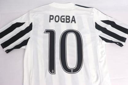 Juventus 2015 Home BNWT Pogba [S] Apparel Original Authentic Football Soccer Jersey Kit Shirt Nameset
