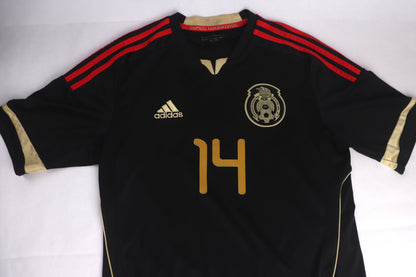Mexico 2011 Away Chicharito [S] Apparel Original Authentic Football Soccer Jersey Kit Shirt Nameset