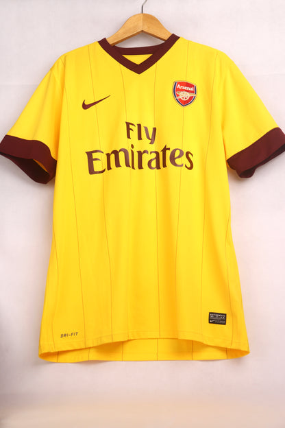 Arsenal 2010 Away Van Persie [L] Apparel Original Authentic Football Soccer Jersey Kit Shirt Nameset