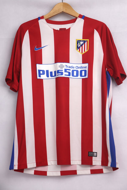 Atletico Madrid 2016 Home Griezmann [L] Apparel Original Authentic Football Soccer Jersey Kit Shirt Nameset