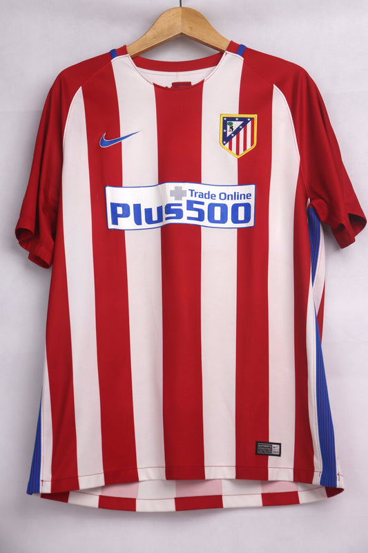 Atletico Madrid 2016 Home Griezmann [L] Apparel Original Authentic Football Soccer Jersey Kit Shirt Nameset