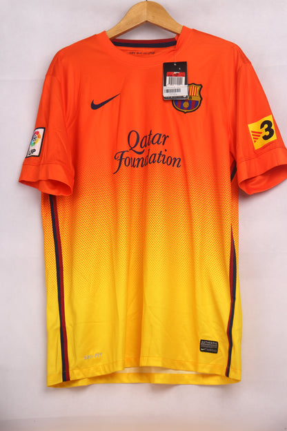 Barcelona 2012 Away BNWT Messi [L] Apparel Original Authentic Football Soccer Jersey Kit Shirt Nameset
