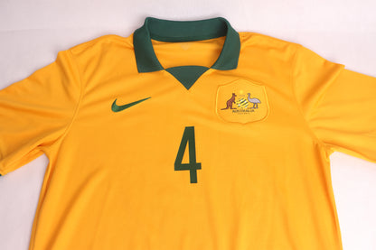 Australia 2014 Home Cahill [M] Apparel Original Authentic Football Soccer Jersey Kit Shirt Nameset