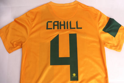 Australia 2012 Home Cahill [S] Apparel Original Authentic Football Soccer Jersey Kit Shirt Nameset