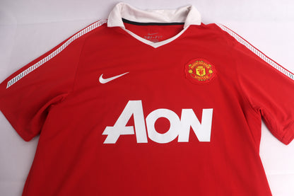 Manchester United 2010 Home Pogba [M] Apparel Original Authentic Football Soccer Jersey Kit Shirt Nameset