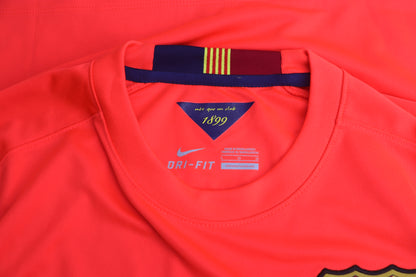 Barcelona 2014 Away Messi [L] Apparel Original Authentic Football Soccer Jersey Kit Shirt Nameset