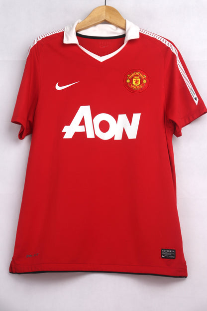 Manchester United 2010 Home Scholes [M] Apparel Original Authentic Football Soccer Jersey Kit Shirt Nameset