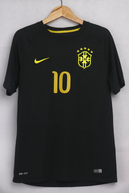 Brazil 2014 Third Neymar [M] Apparel Original Authentic Football Soccer Jersey Kit Shirt Nameset