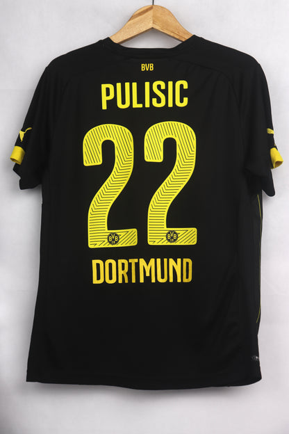 Borussia Dortmund 2015 Away Pulisic [M] Apparel Original Authentic Football Soccer Jersey Kit Shirt Nameset
