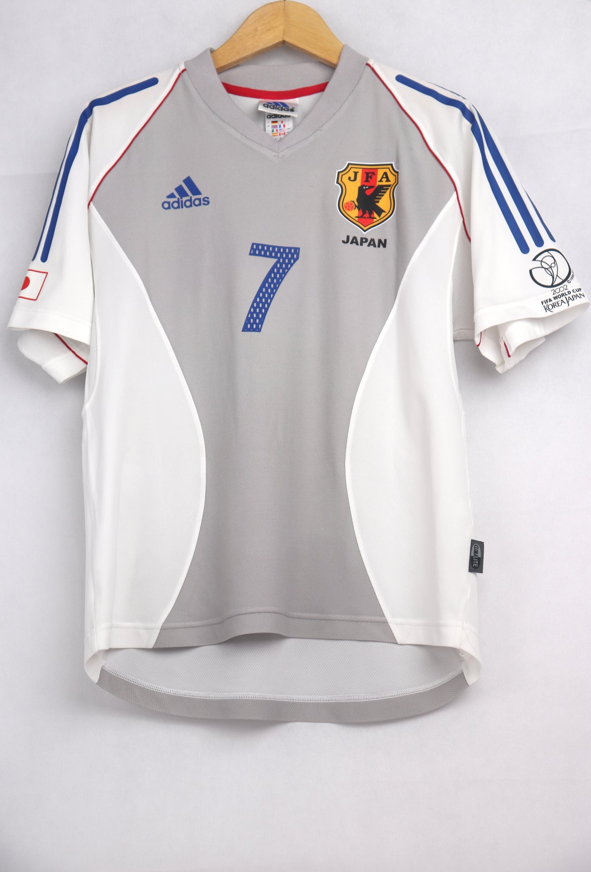 Japan 2002 Away Nakata [S] Apparel Original Authentic Football Soccer Jersey Kit Shirt Nameset