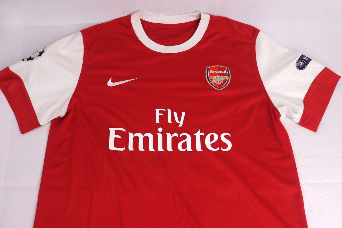 Arsenal 2010 Home Ramsey [M] Apparel Original Authentic Football Soccer Jersey Kit Shirt Nameset