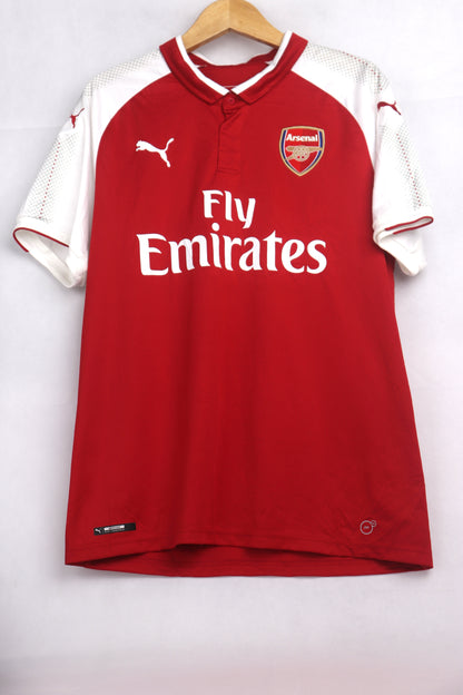 Arsenal 2017 Home Ozil [L] Apparel Original Authentic Football Soccer Jersey Kit Shirt Nameset